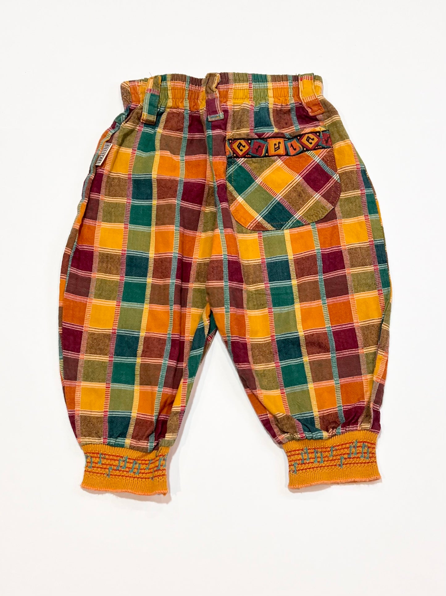 Vintage musical notes pants - Size 12 months