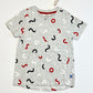 Grey squiggle tee brand new - Size 3