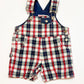 Vintage checkered overalls - Size 0