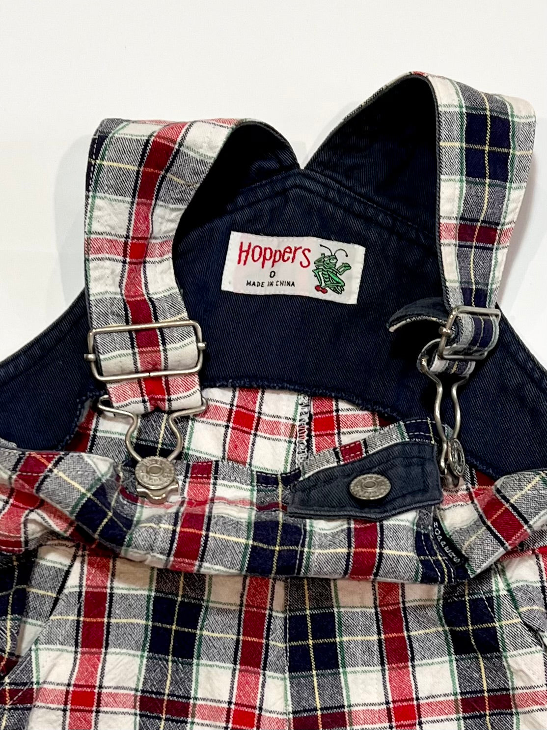 Vintage checkered overalls - Size 0