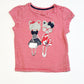 Striped cats tee - Size 9-12 months