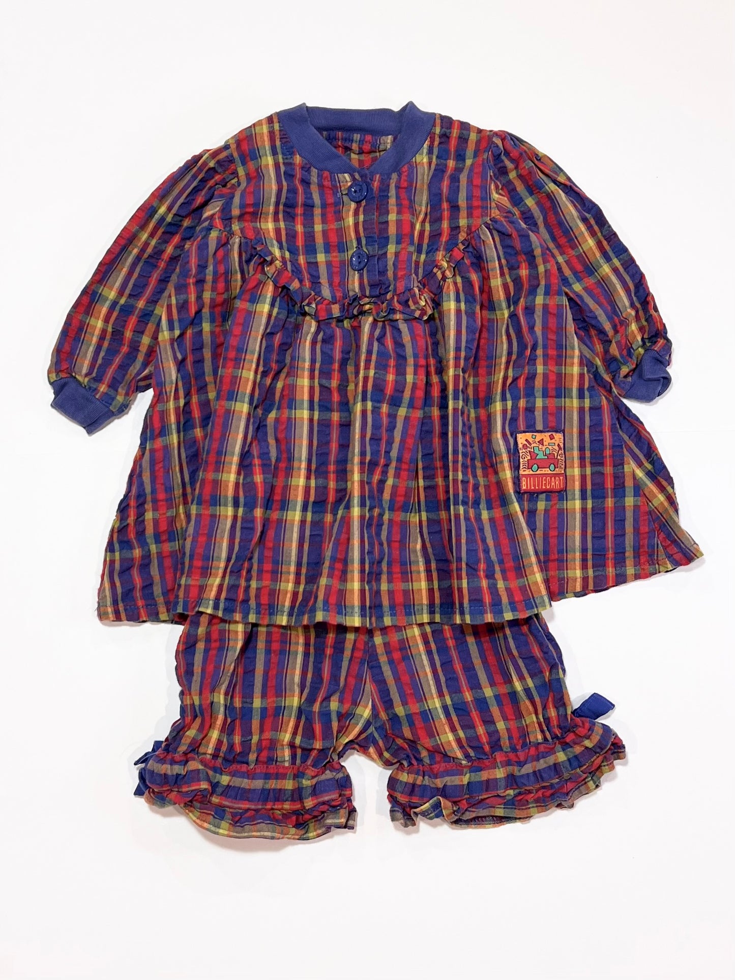 Vintage checkered set - Size 12 months