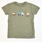 Embroidered trucks tee - Size 3-4