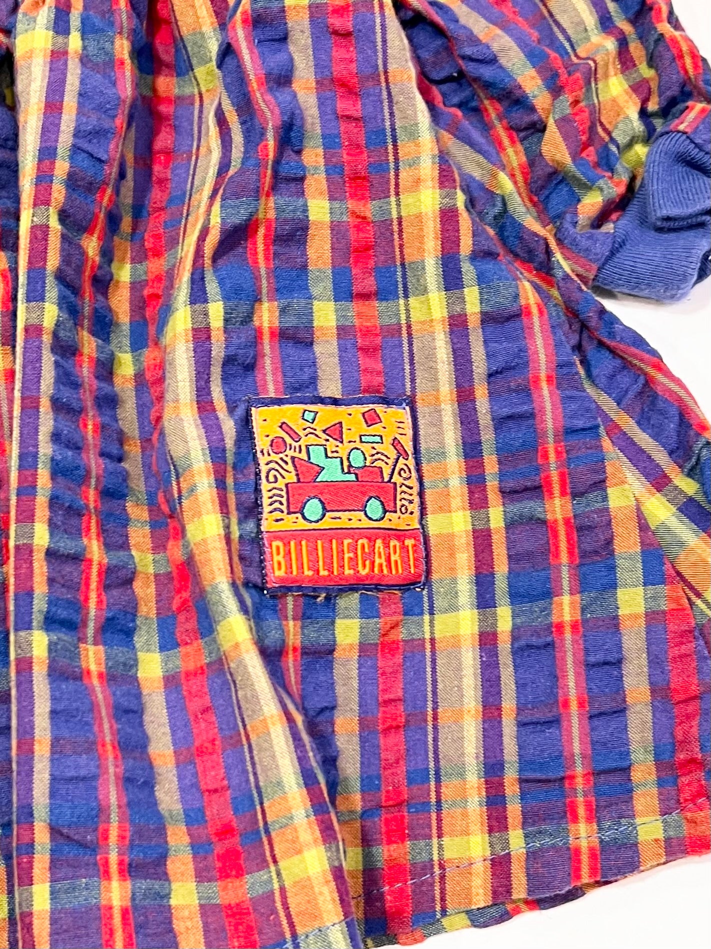 Vintage checkered set - Size 12 months