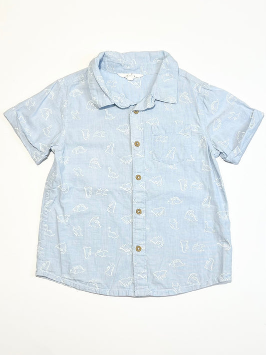 Blue dinos shirt - Size 5