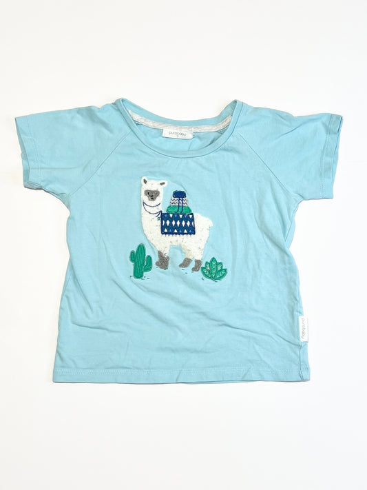 Blue alpaca tee - Size 3