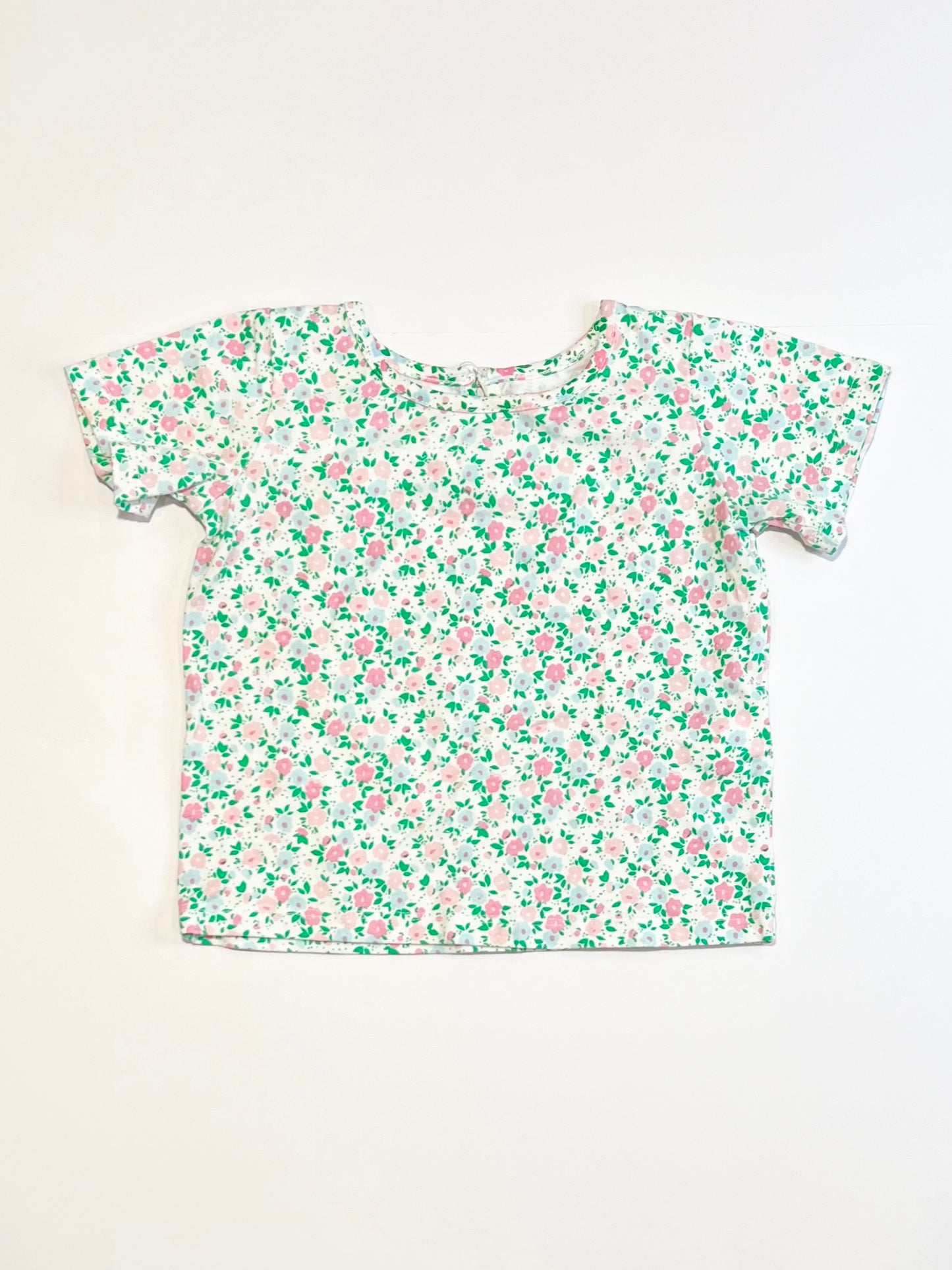 Floral tee - Size 9-12 months