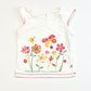 Flowers and butterflies tank - Size 9-12 months