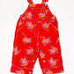 Floral denim overalls - Size 1