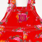 Floral denim overalls - Size 1