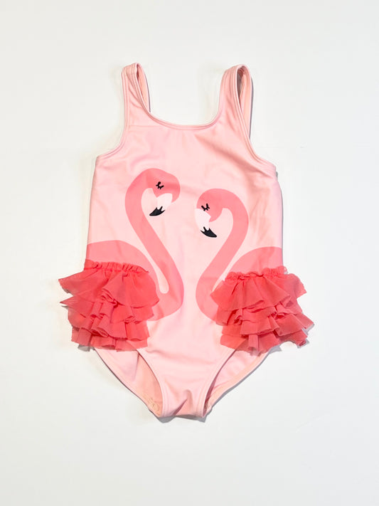 Flamingo one-piece - Size 3-4