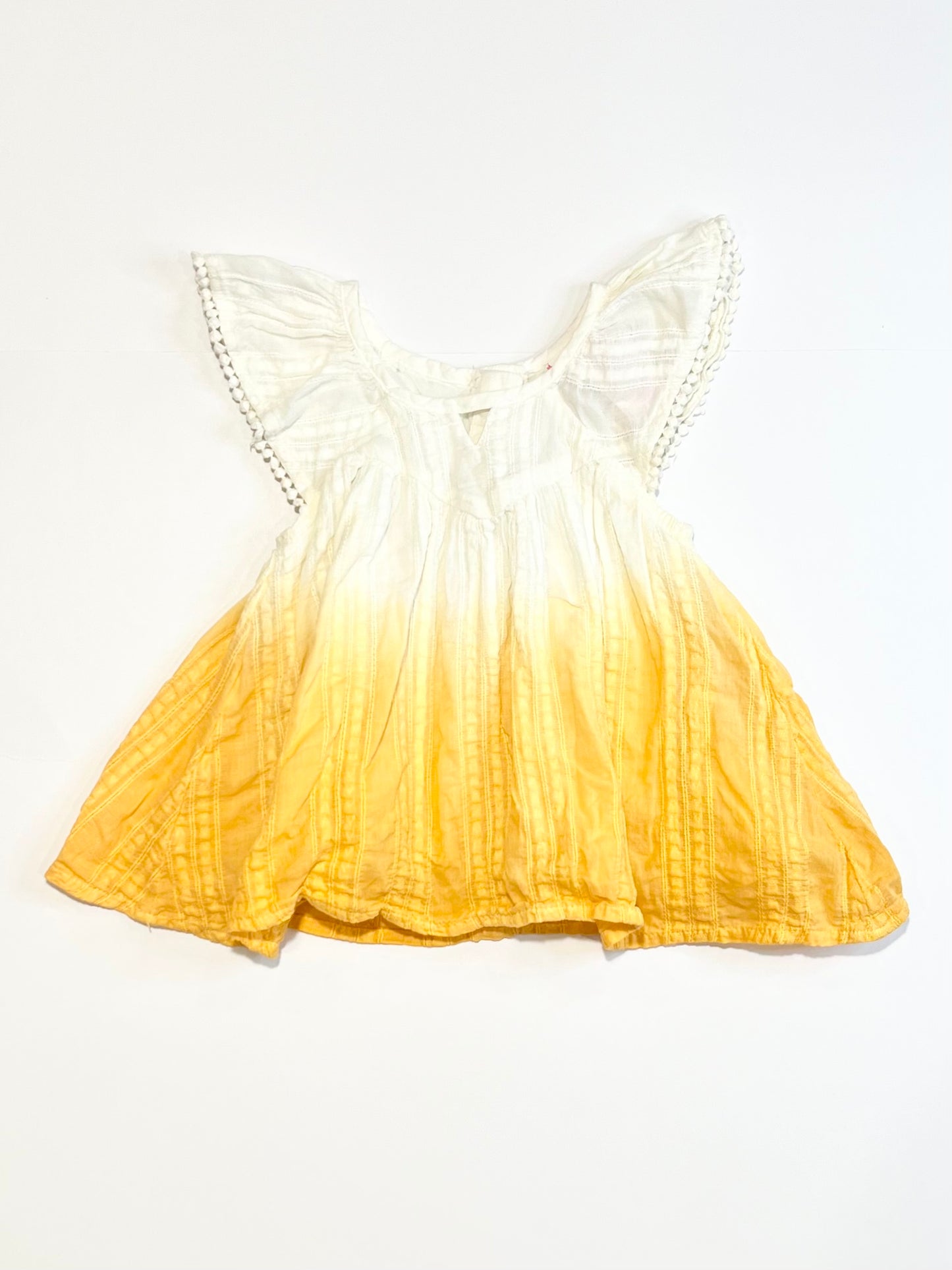 Cotton flutter top - Size 9-12 months