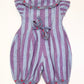 Vintage striped romper - Size 18 months