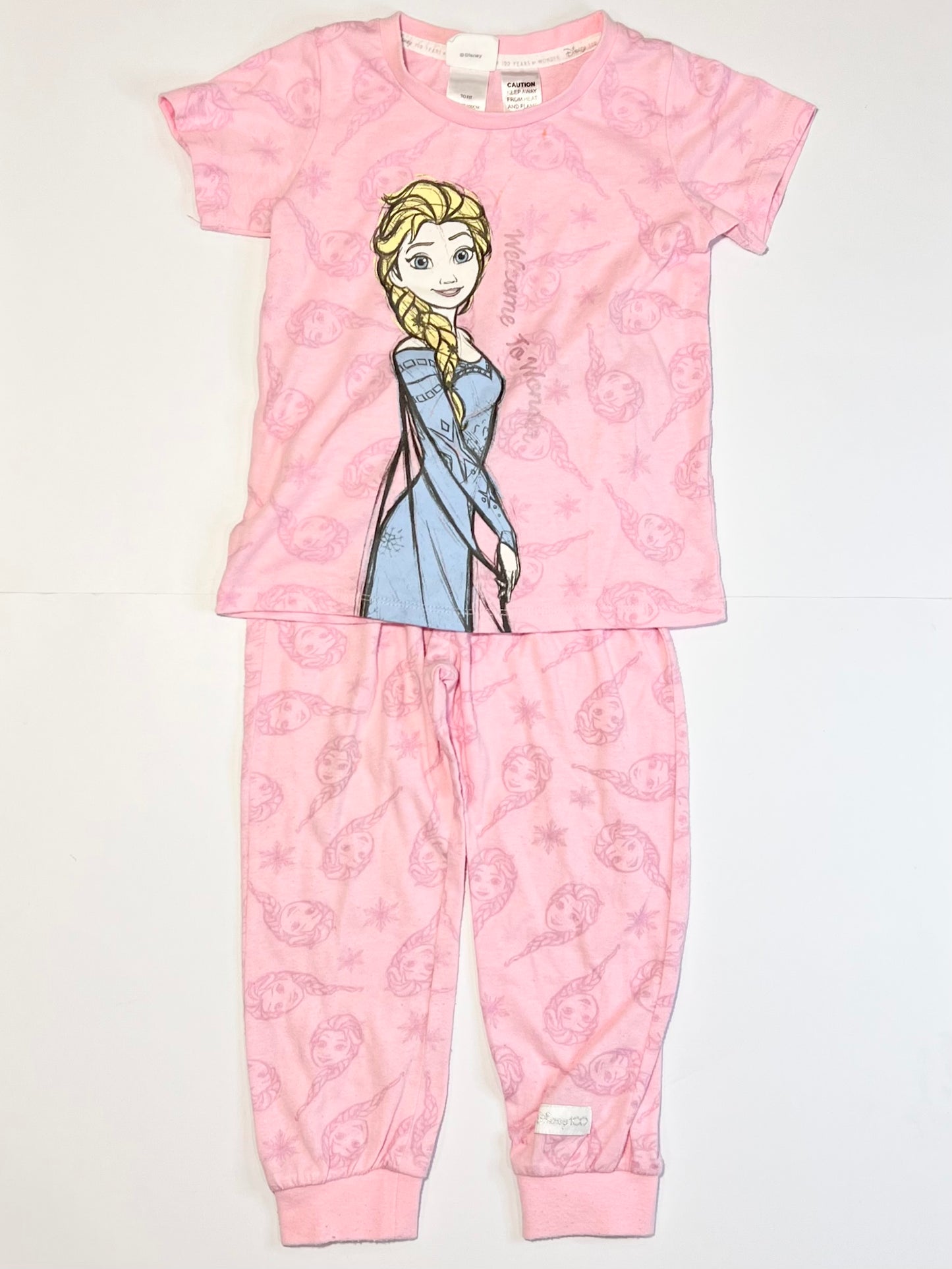 Pink Elsa pyjamas - Size 3