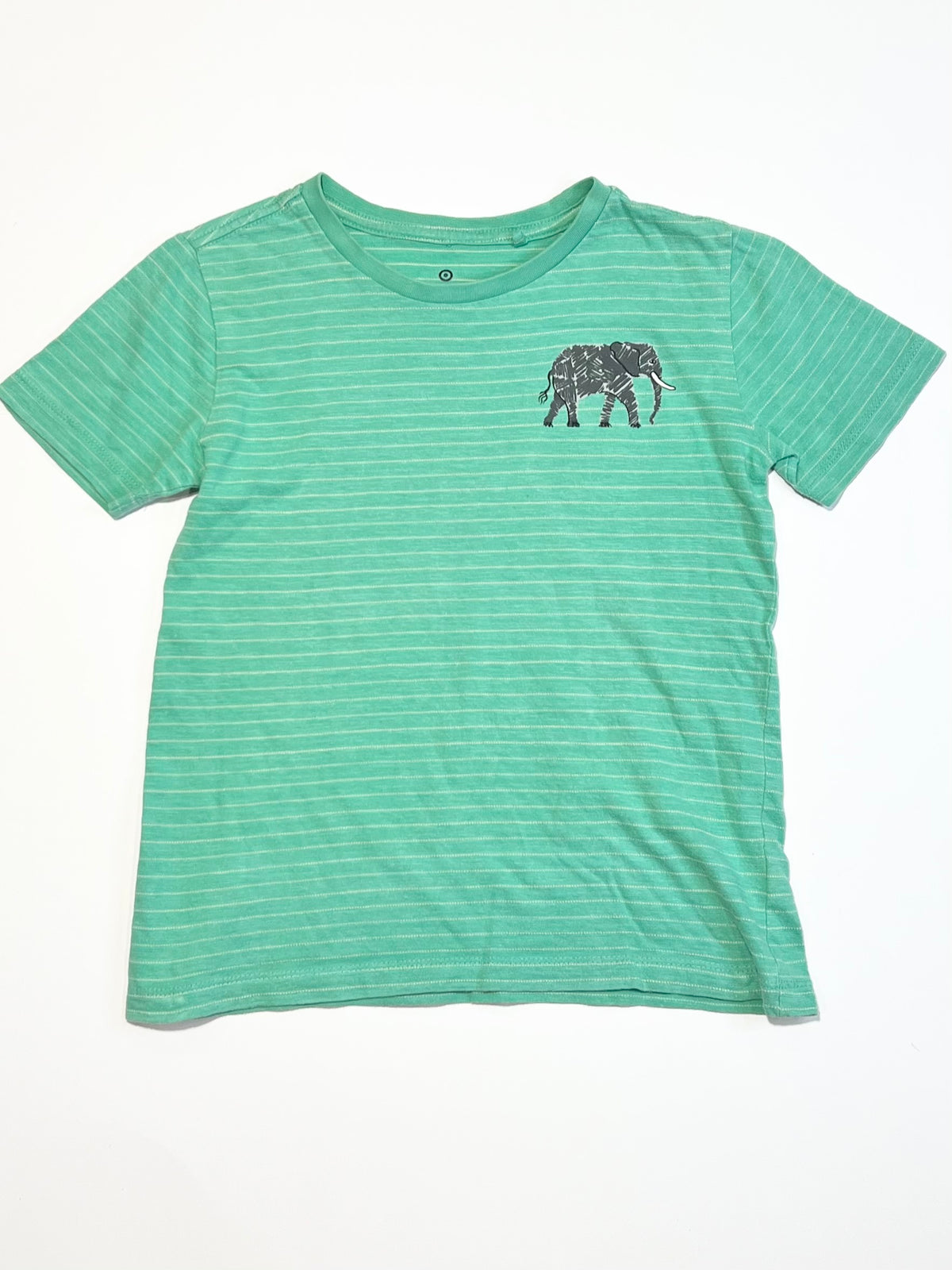 Striped elephant tee - Size 5