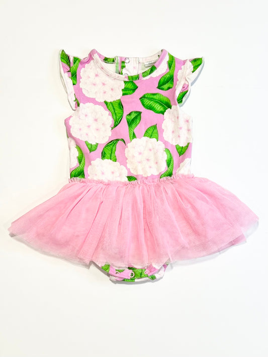 Floral tutu bodysuit - Size 0