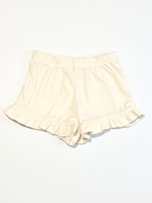 Terry ruffle shorts - Size 3