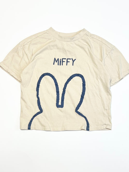 Tan Miffy tee - Size 5