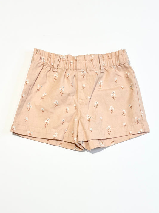 Woven floral shorts - Size 3