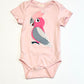 Pink galah bodysuit - Size 0