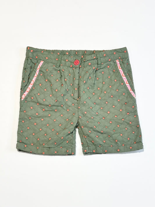 Green cutwork shorts - Size 3