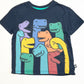 Navy dinos tee - Size 5