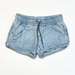 Blue chambray shorts - Size 3