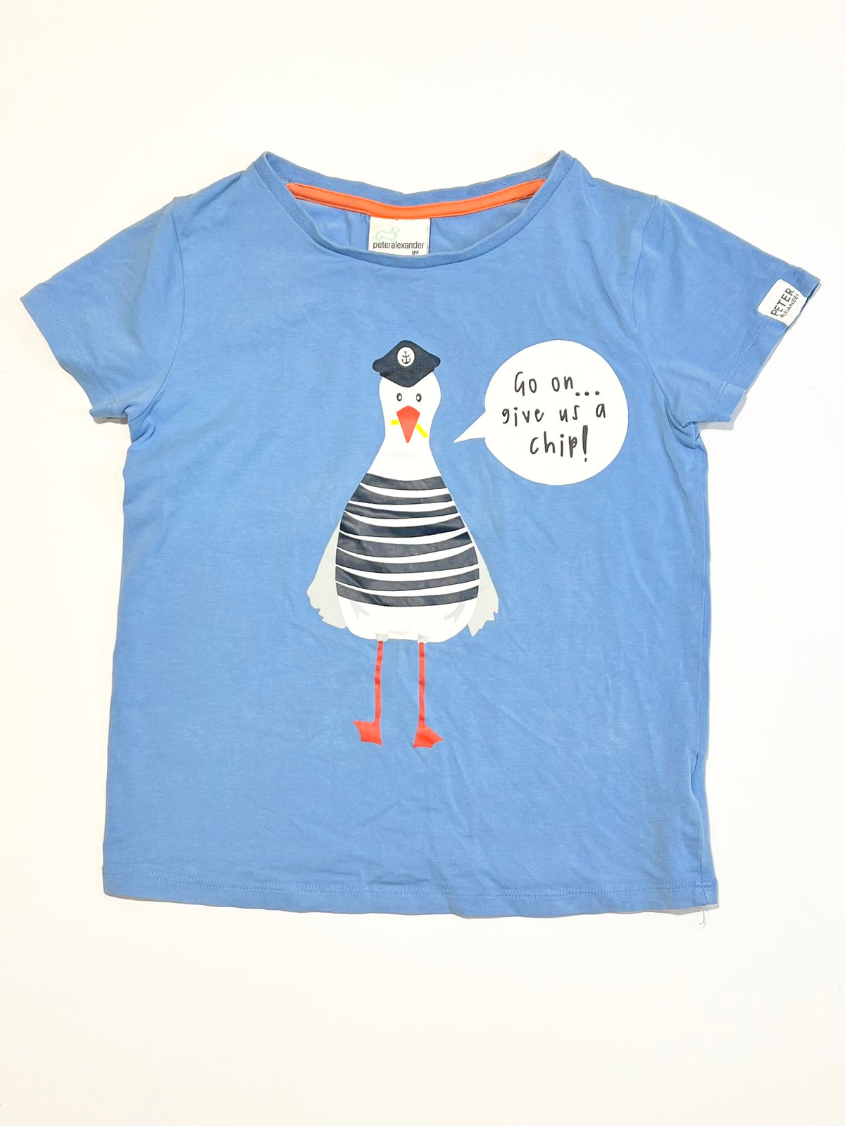 Blue seagull tee - Size 5
