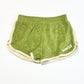 Green terry shorts - Size 3