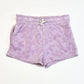 Purple terry shorts - Size 3