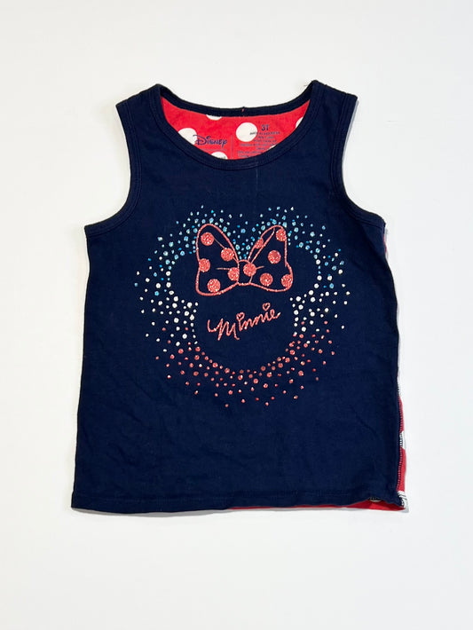 Minnie glitter tank - Size 3