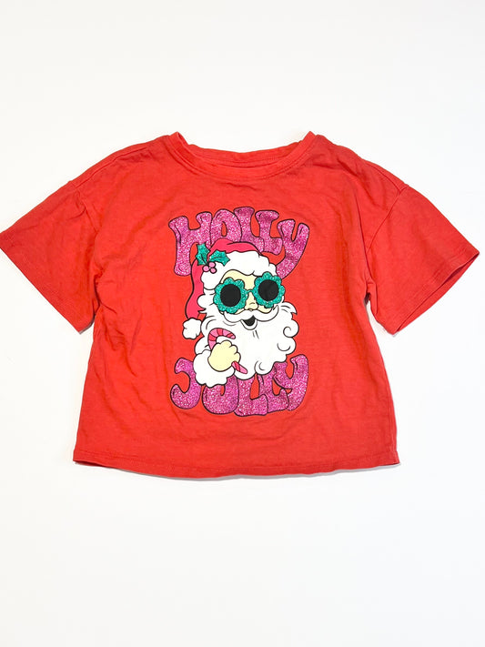 Christmas glitter tee - Size 3