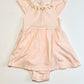 Pink dress romper - Size 9-12 months