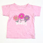 Pink flower tee - Size 3