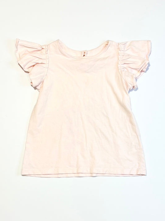Pink ruffle top - Size 3