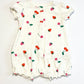 White fruity romper - Size 9-12 months