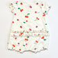 White fruity romper - Size 9-12 months