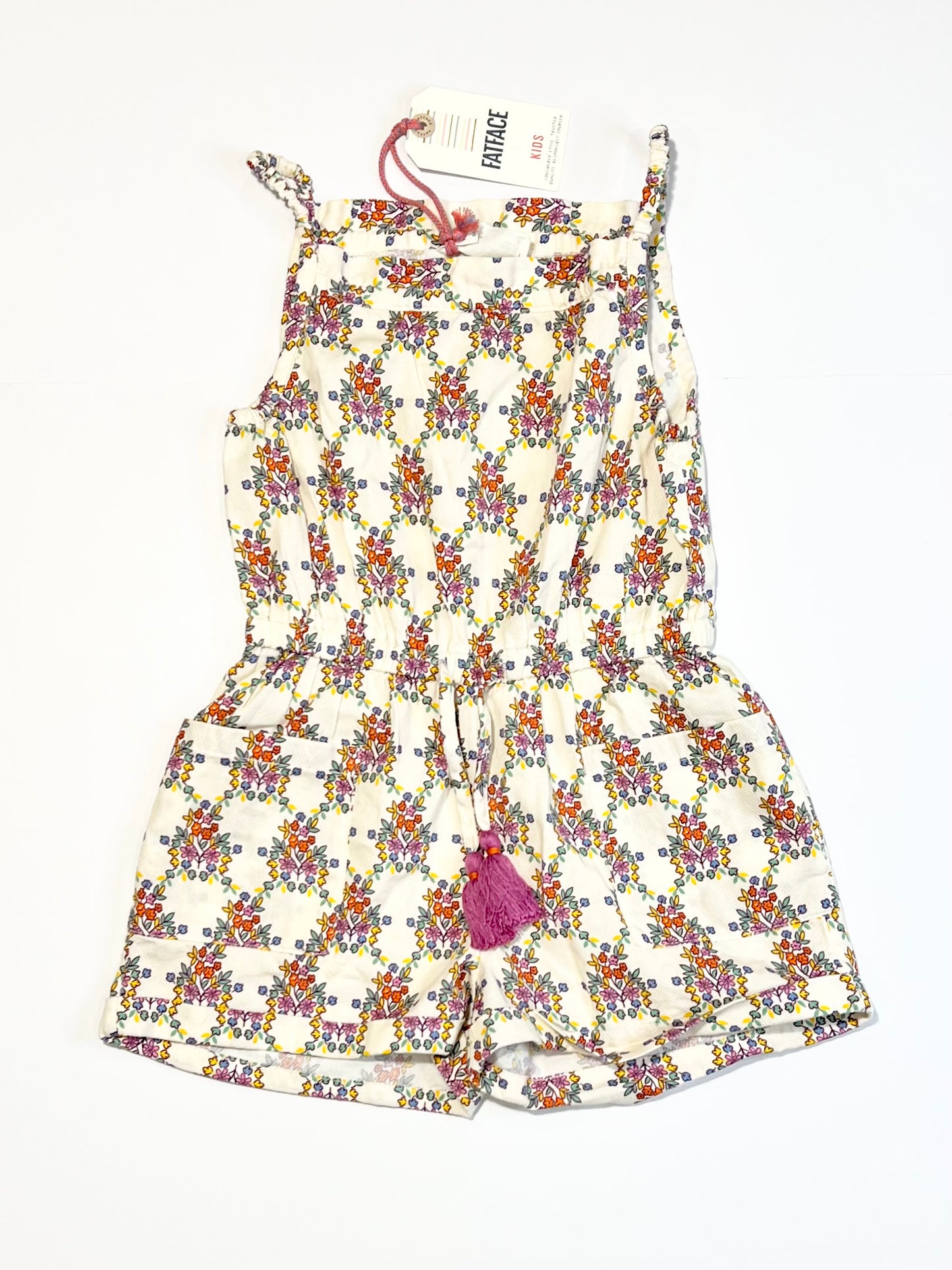 Floral playsuit brand new - Size 3-4