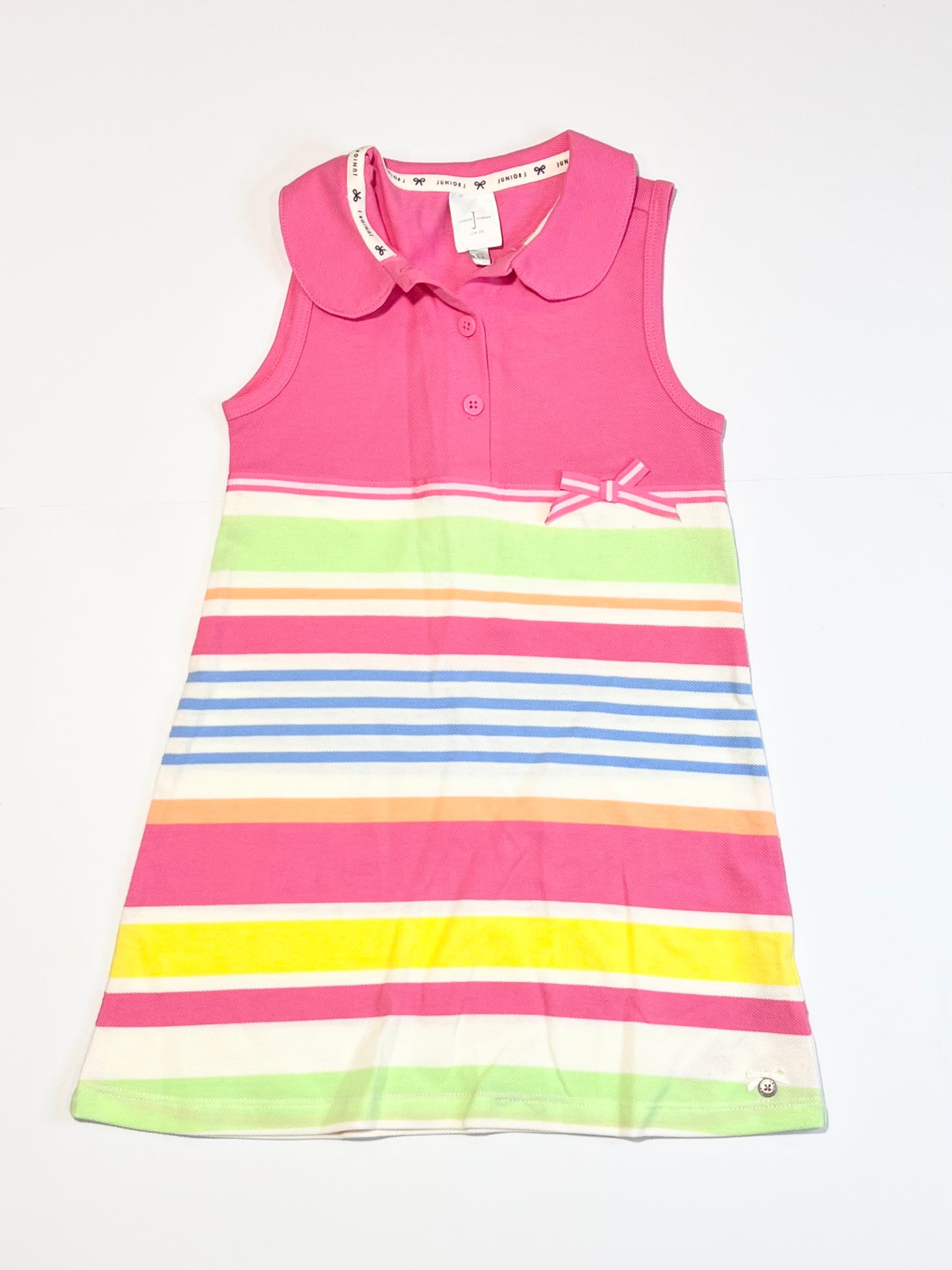 Striped polo dress - Size 3-4