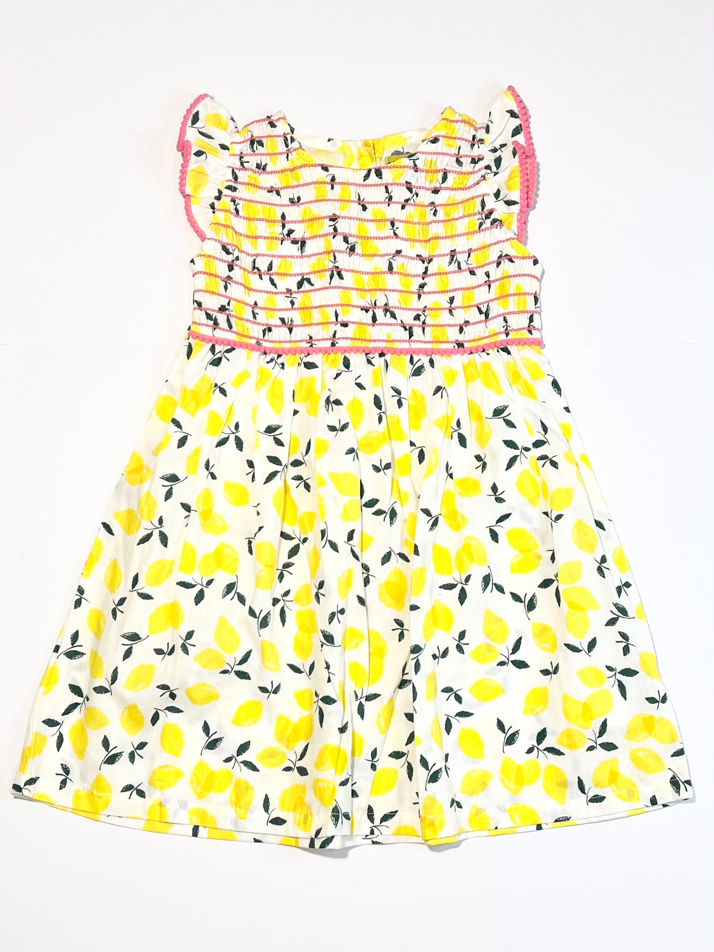 Smocked lemons dress - Size 3