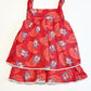 Red floral dress - Size 0