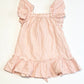 Pink gingham dress - Size 9-12 months