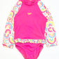 Rainbows long sleeve one-piece - Size 5