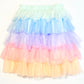 Rainbow tulle skirt - Size 5-6