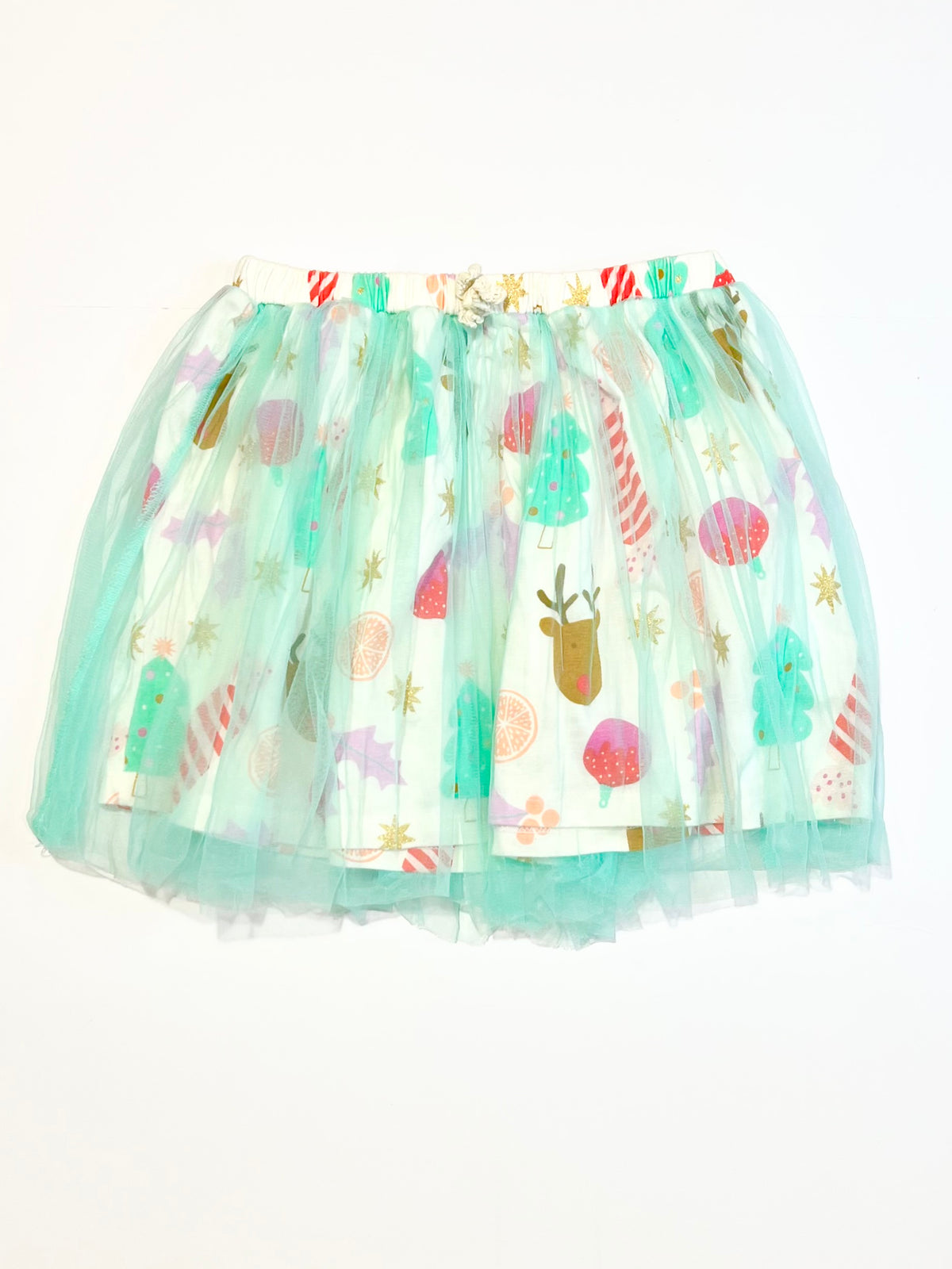 Christmas tulle skirt - Size 5-6