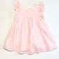 Pink gingham dress - Size 9-12 months