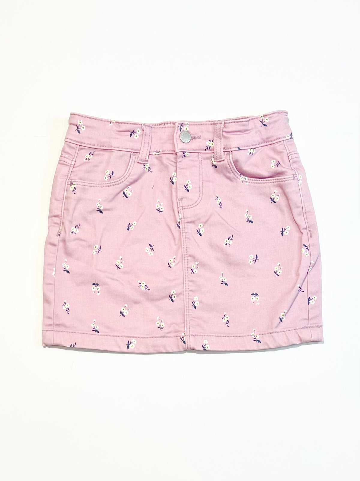 Floral denim skirt - Size 5
