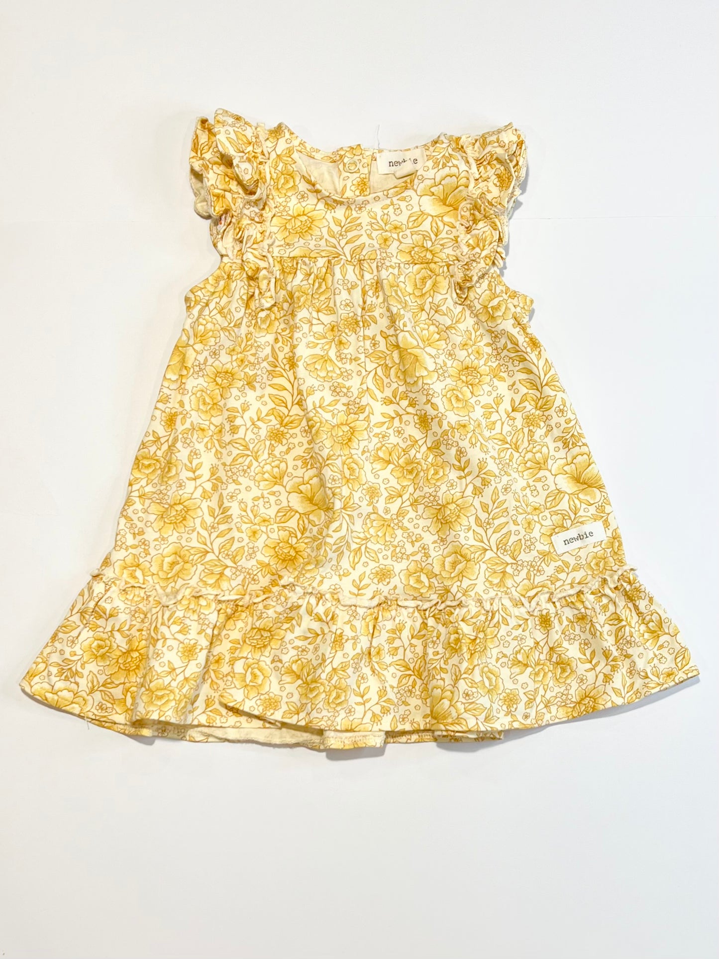 Floral jersey dress - Size 6-9 months