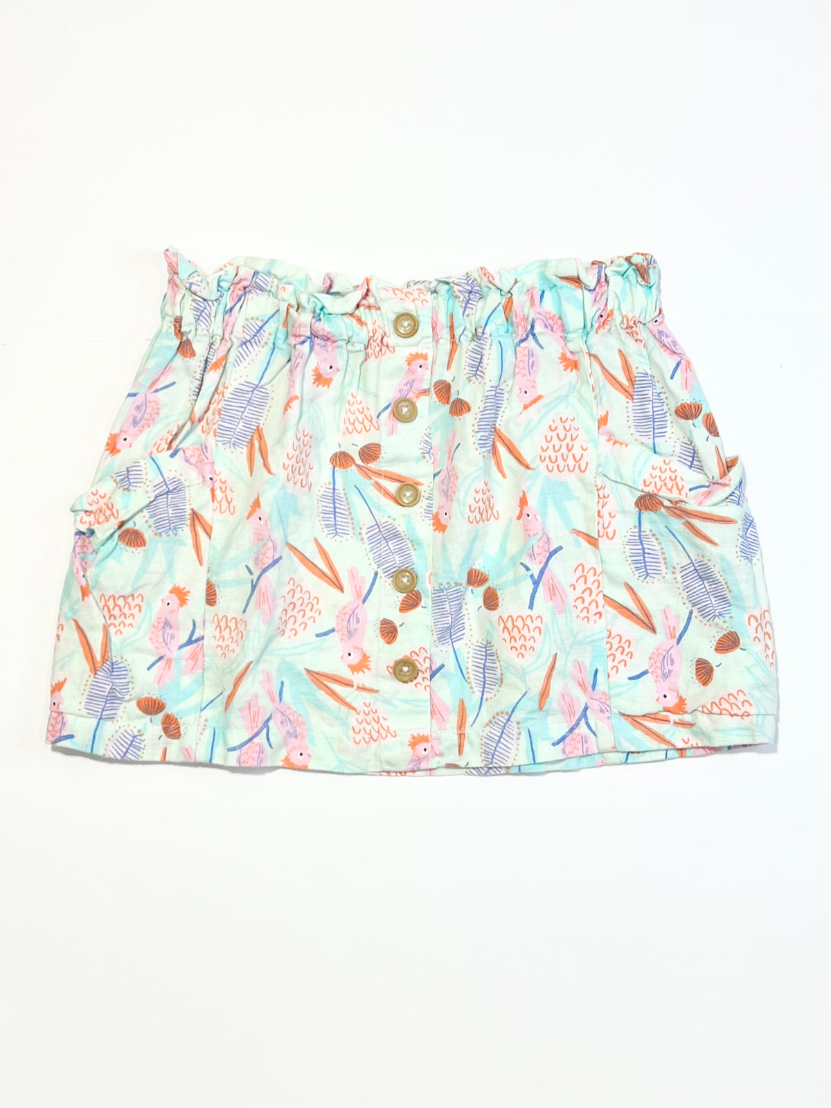 Woven birds skirt - Size 5