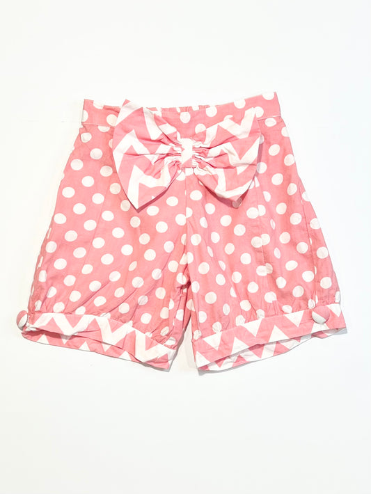 Pink spotty shorts - Size 5